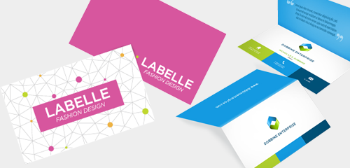 Cartes d'affaires standard